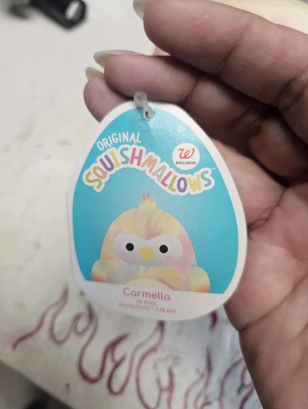 Plush Rainbow Pastel Bird Squishmallow